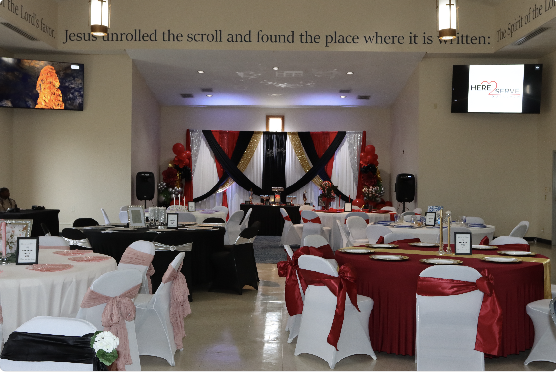 Here2Serve Outreach venue space